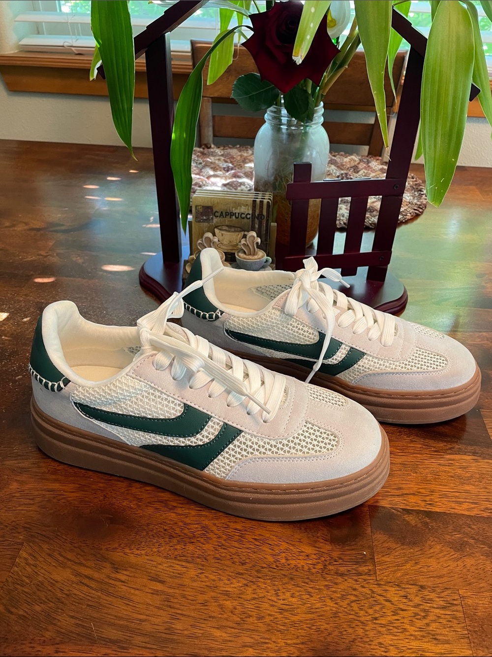 PROJECT CLOUD Dodge Platform Sneaker Women’s 8.5 EUR 39 Green White